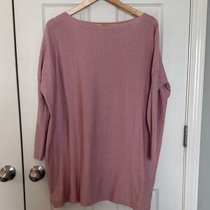 fab'rik Soft Pink Long Sleeve Sweater | Size S/M